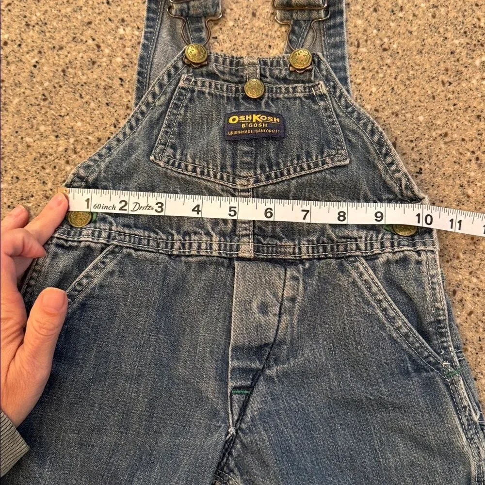 OSHKOSH B'GOSH Vintage Green Label Vestbak 60s Union Made Sanforized Overalls